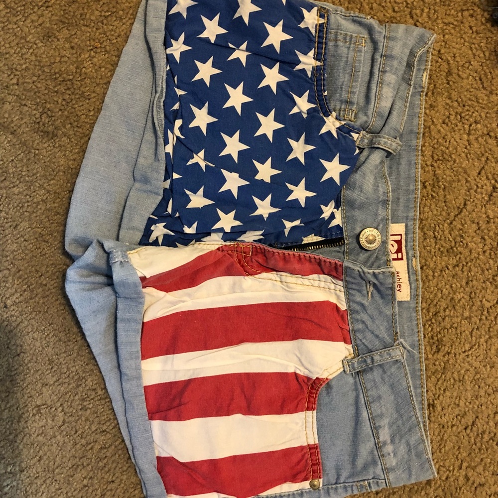 American flag shorts